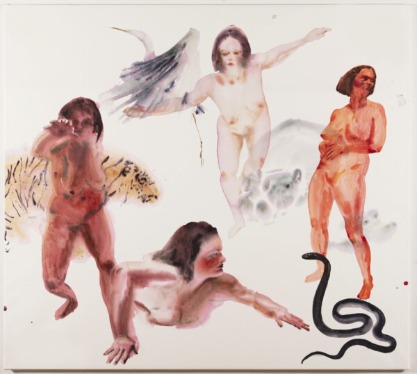 1400 x 1550 mm ZVÍŘATA akvarel 2025